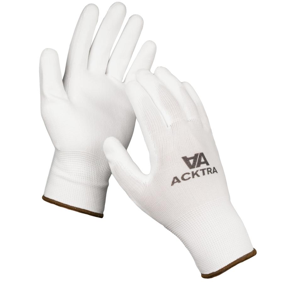 通販ショップ ACKTRA Wholesale Pack of 120 Pairs Ultra-Thin Polyurethane Coated Nylon Safety WORK GLOVES， Seamless Knit， Smooth Grip on Palm ＆ Fingers， for Men ＆