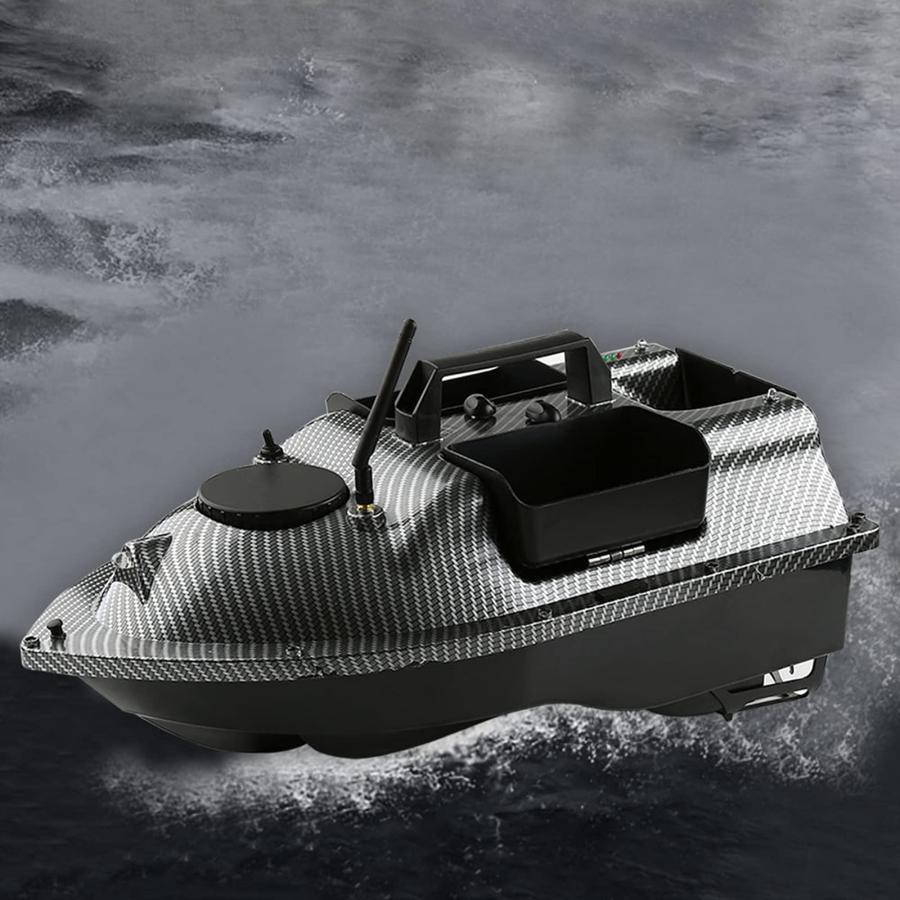 アウトレットネット AHWZ Fish Finder - RC Boat - Fishing Bait Boat Fish Finder 2Kg Loading 500M Remote Control Double Motor Night Light，Boat with Double Batteries