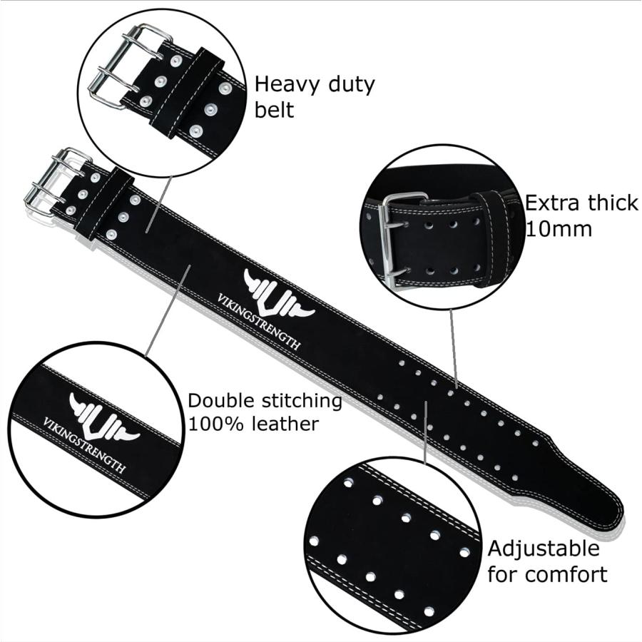 Vikingstrength トレーニングベルト パワーベルト リフティング 腹圧