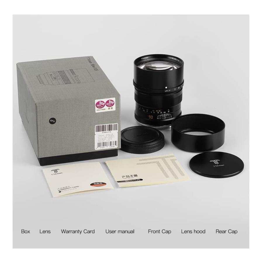 商品が購入可能です TTArtisan 90mm f1.25 ミラーレスカメラレンズ マニュアルフォーカス X1Dマウント カメラ XID I XID II