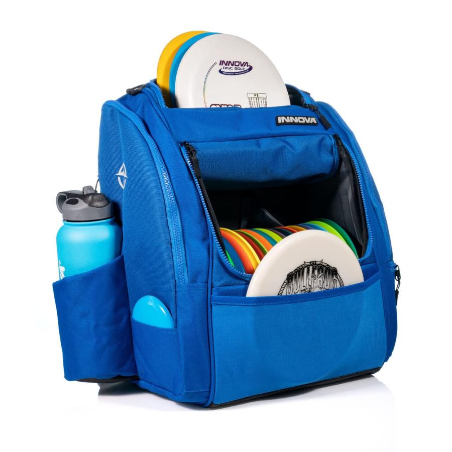 安い公式 Innova Safari Disc Golf Backpack Bag， Holds 25+ Discs， Spacious Storage， Rain Cover Included Stone Gray