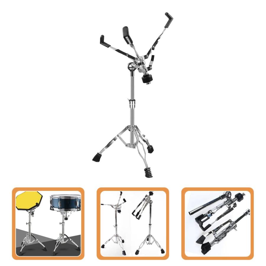 売り直営 Mikinona Snare Drum Stand cymbal stand adjustable drum rack concert snare holder tripod stand marching snare stand adjustable drum holder Snare Drum A