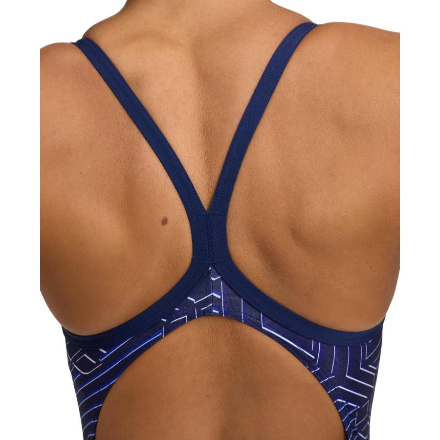 激安通販サイト Arena Performance Kikko Pro Women´s Swimsuit Light Drop Back One Piece MaxLife Training Suit， Navy/Navy Multi， US Size 34