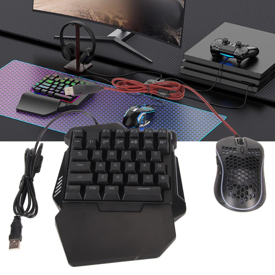 日本公式販売店 Mouse Keyboard Converter Set Plug and Play Wired 3.5mm Headphone Jack Mouse Keyboard Adapter Set Precise Control for Mobile Games