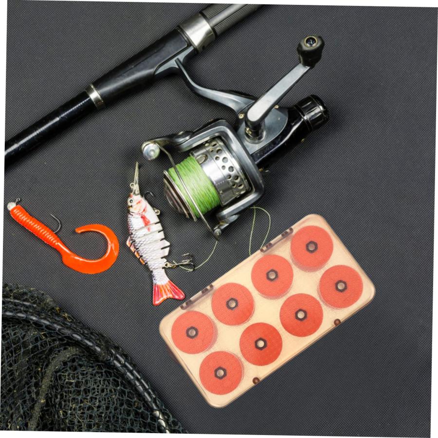 定番のクラシック jojofuny 5 Boxes fishing reel plastic organizer case fishing winding boards circular winding plates fishing line storage holder fishing accessories fi