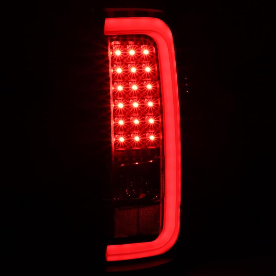当店の記念日 ROMETH Black Tail Lights Red LED Bar Lamps L+R Heavy Duty ABS Plastic Housing/Polycarbonate Lens Rear Left Right GM2800262 23141277 23424738 23141276