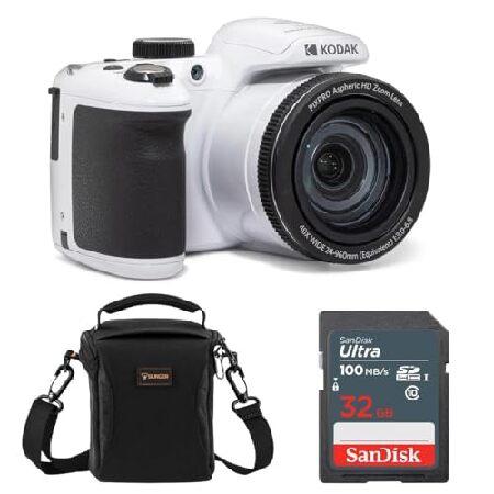 Kodak PIXPRO AZ405 Astro Zoom 20MP Full HD Digital Camera, White 