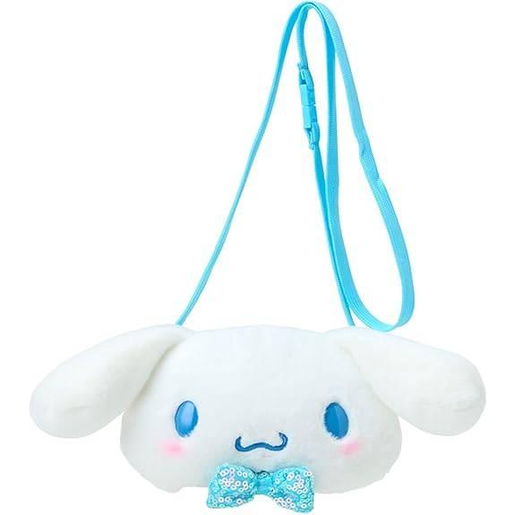 シナモロール シナモン フェイス形 ネックコインケース 財布 ひも付き