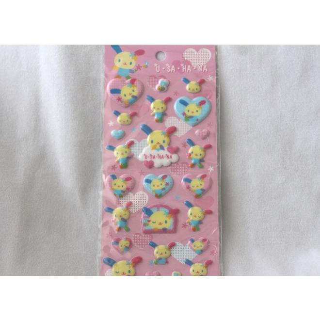 ウサハナ USAHANA ぷっくり シール 思い出のサンリオ 平成デザイン