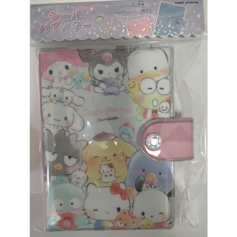 カミオジャパン サンリオキャラクターズ シールバインダー 集合 054706