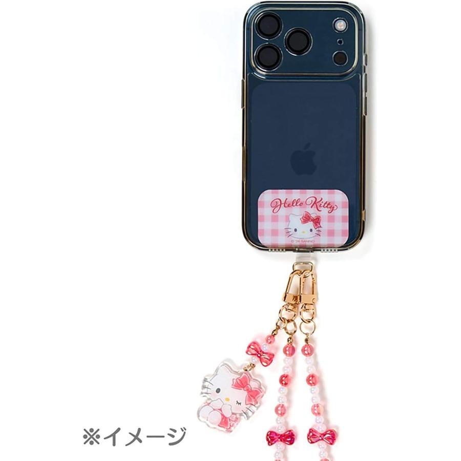ハローキティ キティ 携帯用 ショルダーストラップ 225070 ビーズ