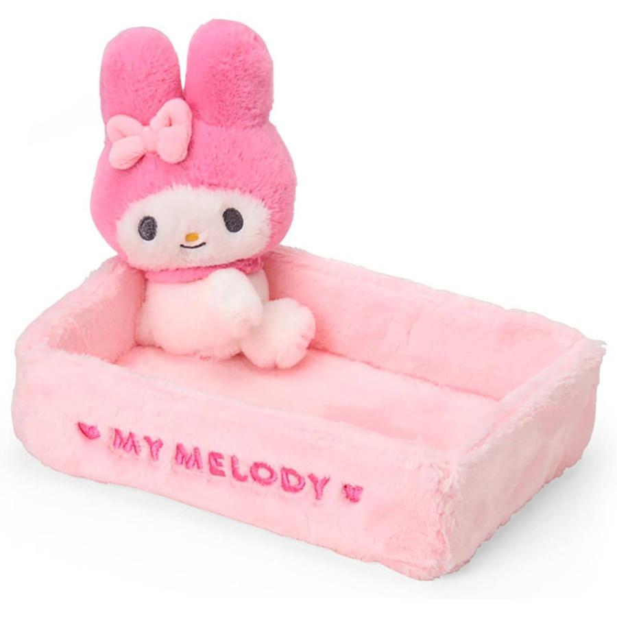 マイメロ ぬいぐるみ 【プレミアム小物入れ】 マイメロディ マスコット付き小物入れ（角形）マイメロ サンリオ 小物