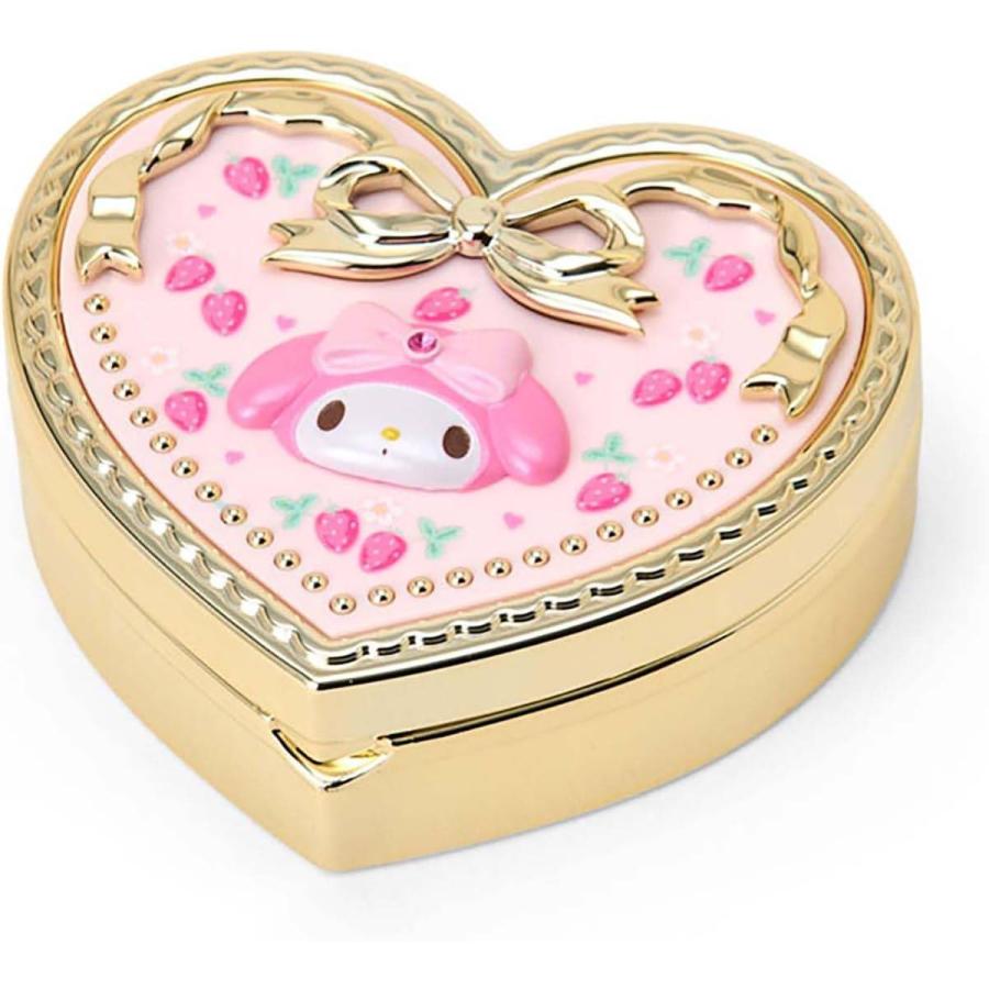 マイメロ ミラー付き小物ケース マイメロディ 326755 ハート お薬入れ