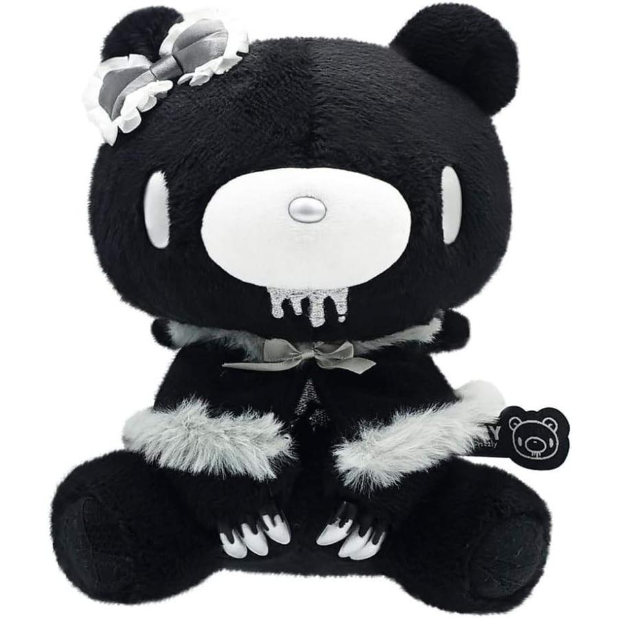 グルーミー 手乗り鎮座 ぬいぐるみ Ribbon angel Ver. ブラック 黒