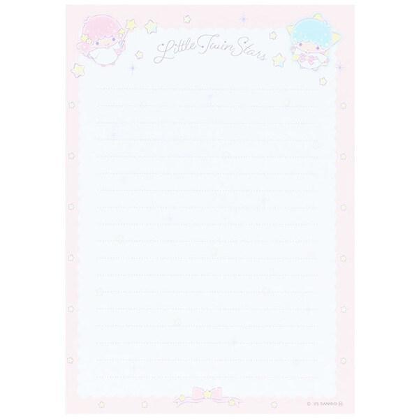 リトルツインスターズ メモ A6 夜空 キキララ 4柄×各20枚 キキララ50
