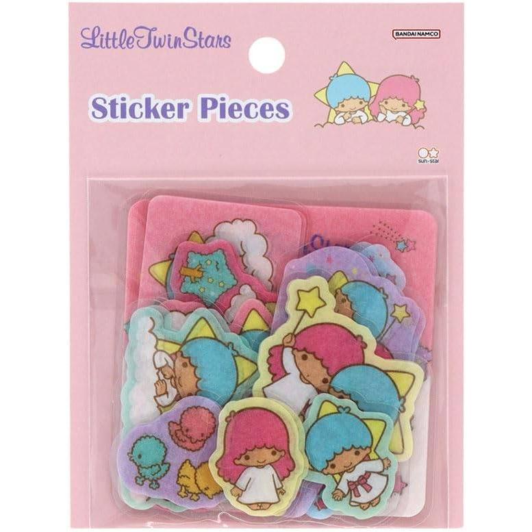 リトルツインスターズ フレークシール ピンク S8813833 シールパック