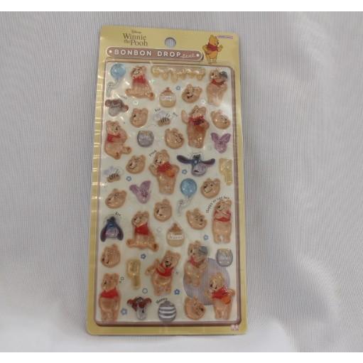 ボンボンドロップシール　ミニ　ディズニー　スヌーピー　プーさん等　12枚セット ボンボンドロップシール ミニ ディズニー スヌーピー プーさん等 12枚