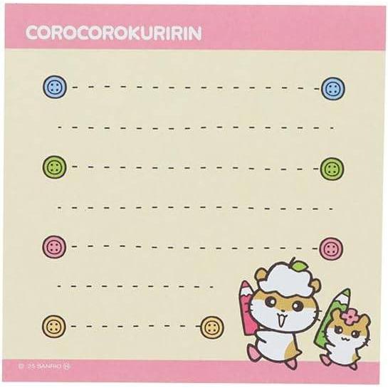 コロコロクリリン メモ スクエア S2849720 サンリオ レトロ メモ
