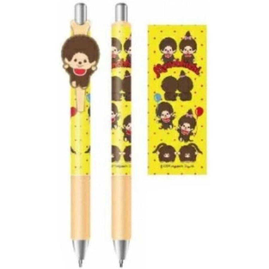 モンチッチ もんちっち ゲルペン ボールペン インク黒 きいろ : 杏仁堂