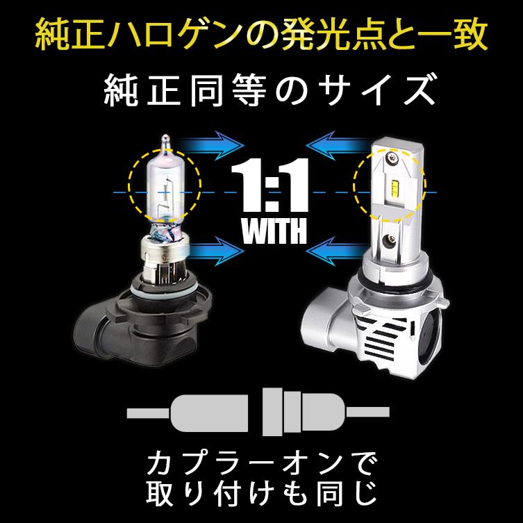 プリウス 30系 40系 α 前期 後期 ハイビーム HB3 LEDヘッドライト 12000ルーメン LEDバルブ 車検対応 １年保証 2個セット｜anniversary-japan｜04
