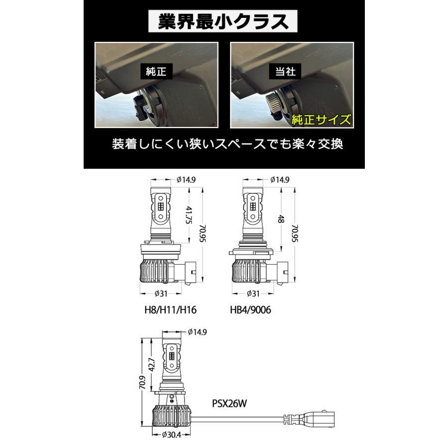 アルファード ヴェルファイア 30系 前期 LEDフォグライト H16 カラーチェンジ 2色切替  12000ルーメン LEDバルブ 車検対応 １年保証｜anniversary-japan｜08