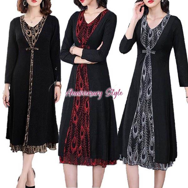 結婚式 ドレス ぽっちゃり M 5l 一部即納 黒 シルバー ゴールド 大きいサイズ レディース Szln パーティードレス 長袖 ワンピース 最大15 Offクーポン