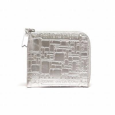 Comme Des Garcons 折り財布 Embossed Logotype Wallet Sa3100eg Sa3100eg メンズ 財布 Sv レディース Silver Sa3100eg