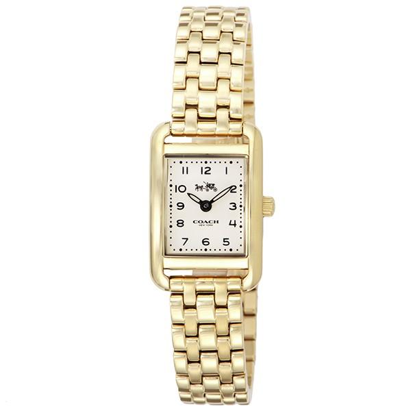 【発送3営業日】コーチ COACH トンプソン クオーツ レディース 腕時計 14502293 ゴールド ホワイト ゴールド ベルト
