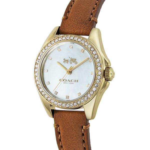 【発送4営業日】コーチ COACH トリステン ミニ クオーツ レディース 腕時計 14502314 シェルホワイト ホワイトパール