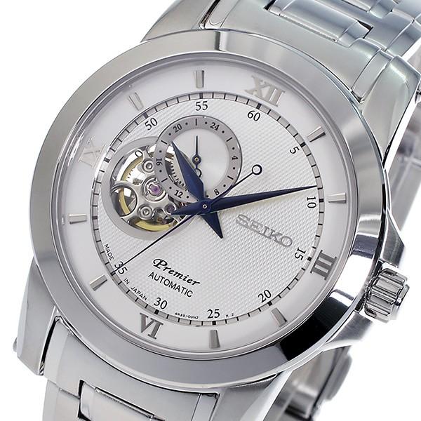 セイコー Seiko プルミエ Premier 自動巻き メンズ 腕時計 Ssa319j1 シルバー シルバー Morenotafurt Com