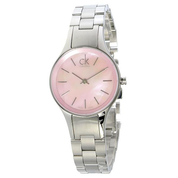 【発送4営業日】カルバンクライン Calvin Klein シンプリシティ クオーツ レディース 腕時計 K43231.4E ピンクシェル ピンクシェル ピンクシェル ベルト