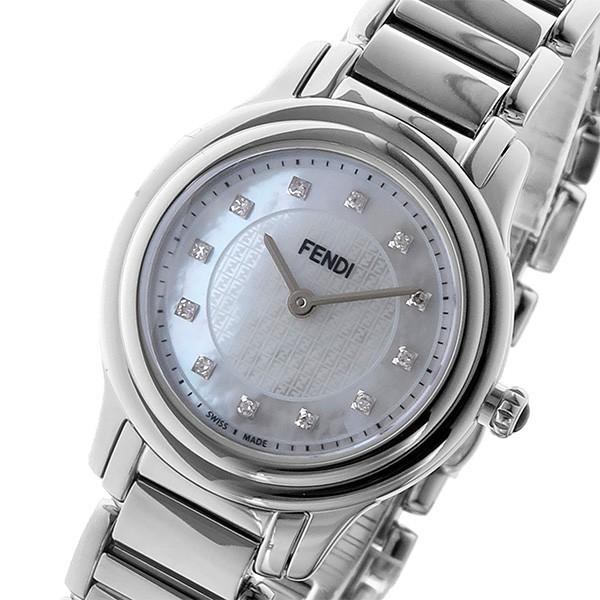 【発送4営業日】フェンディ FENDI クラシコ ラウンド CLASSICO クオーツ レディース 腕時計 F251024500D1 ホワイトパール ホワイトパール