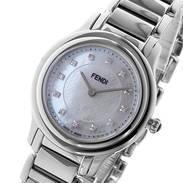 【まとめ売り】 【発送4営業日】フェンディ FENDI クラシコ ラウンド CLASSICO クオーツ レディース 腕時計 F251024500D1 ホワイトパール ホワイトパール 【PET1073086554】(37460円)