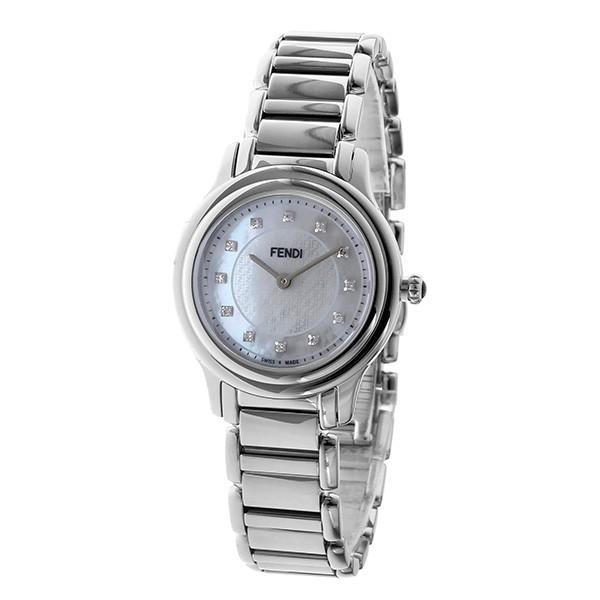 【まとめ売り】 【発送4営業日】フェンディ FENDI クラシコ ラウンド CLASSICO クオーツ レディース 腕時計 F251024500D1 ホワイトパール ホワイトパール 【PET1073086554】(37460円)