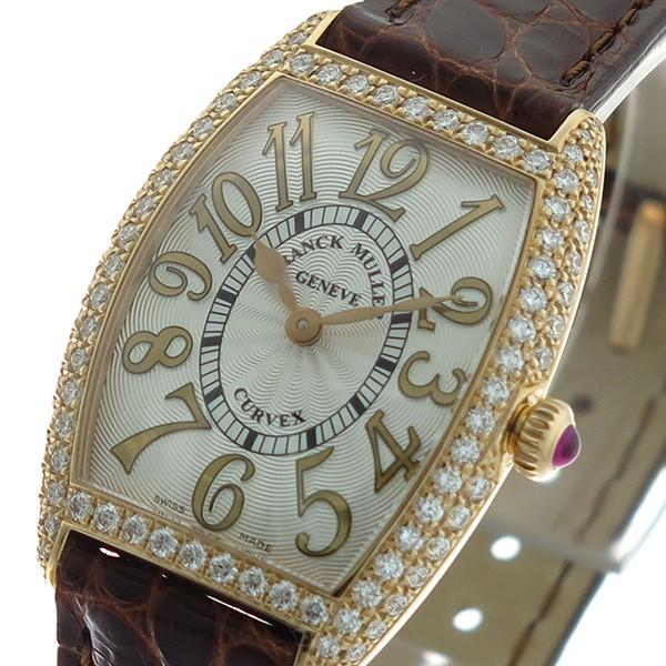 フランクミュラー Franckmuller トラスト トノーカーベックス クオーツ レディース アイボリー 腕時計 1752qzreldslvbrw5 ブラウン