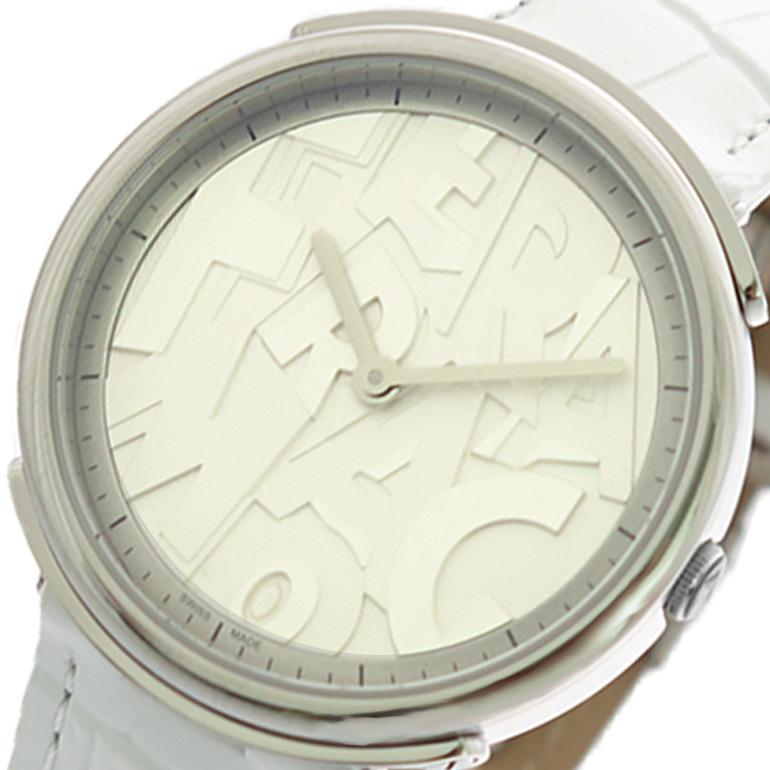 【発送4営業日】サルバトーレ フェラガモ SALVATORE FERRAGAMO 腕時計 レディース FFY010017 クォーツ ホワイト ホワイト     商品情報    サイズ：(約)H34×W34×D9mm(ラグ、リューズは除く)、重さ(約)44ｇ、腕周り最大(約)17cm、最小(約)13cm V1805027657(16079円)