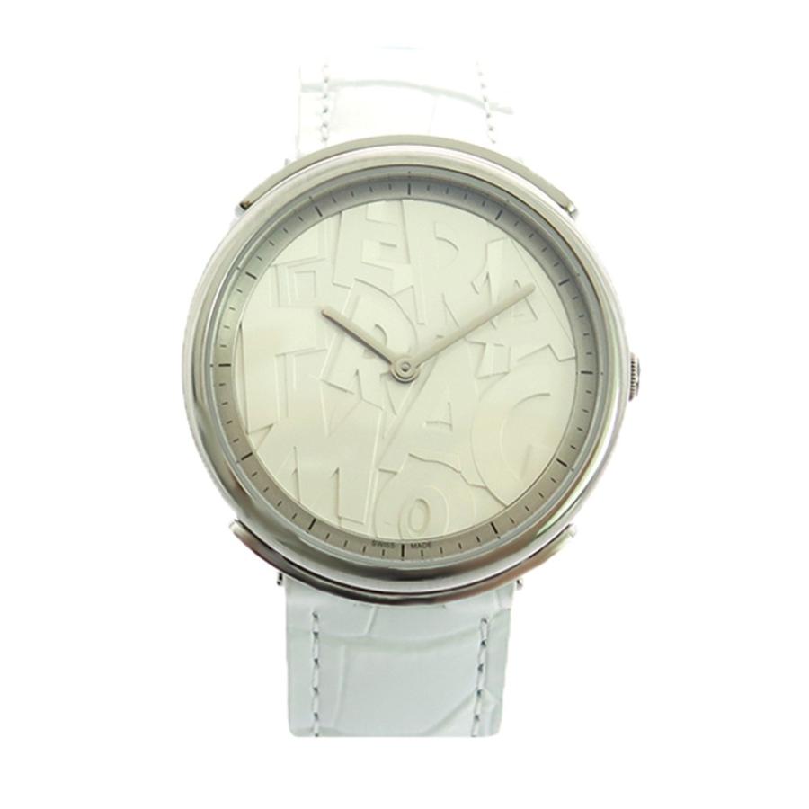 【発送4営業日】サルバトーレ フェラガモ SALVATORE FERRAGAMO 腕時計 レディース FFY010017 クォーツ ホワイト ホワイト     商品情報    サイズ：(約)H34×W34×D9mm(ラグ、リューズは除く)、重さ(約)44ｇ、腕周り最大(約)17cm、最小(約)13cm V1805027657(16079円)