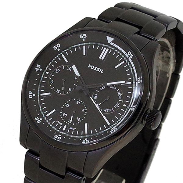 納得できる割引 FS5576 メンズ 腕時計 【発送5営業日】FOSSIL BELMAR ブラック クォーツ ベルマーマルチファンクション MULTIFUNCTION 腕時計