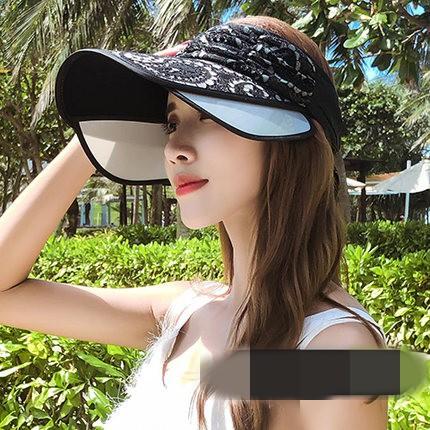 サンバイザー 帽子 レディース UVカット ハット つば広 紫外線対策 ぼうし 調節できる サンバイザー 日焼け止め アウトドア 通気性 遮光 送料無料