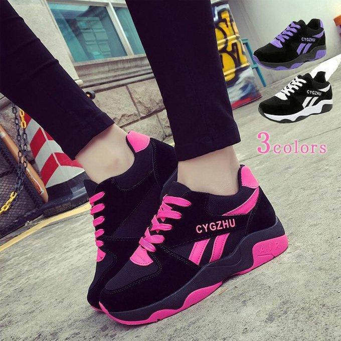 スニーカー レディース ランニングシューズ ウォーキング 厚底 スポーツ 運動 疲れにくい カジュアル おしゃれ ファッション 靴 美脚 春夏 新作 送料無料 R01sh304 Annyshop 通販 Yahoo ショッピング