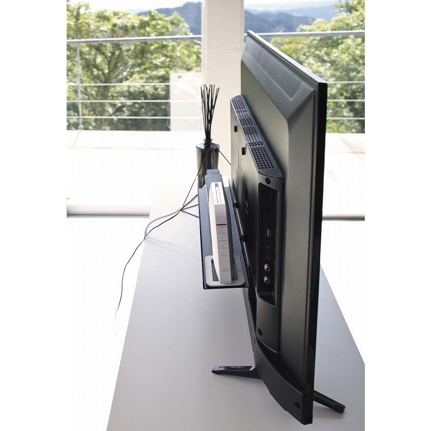 山崎実業 テレビ裏ラック スマート ワイド60 ブラック smart 山崎実業 テレビ裏ラック スマート ワイド60 ブラック smart