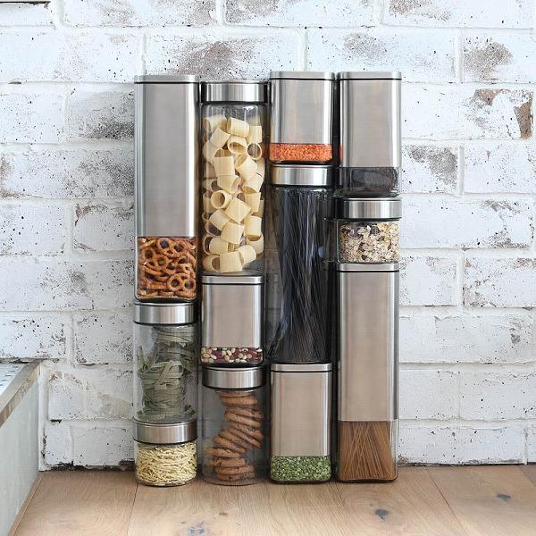 DULTON（ダルトン） シリンダー ジャー ウィズ プレス リッド Lサイズ