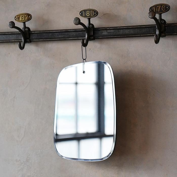 ダルトン】シルバー 四角形 壁掛けミラー