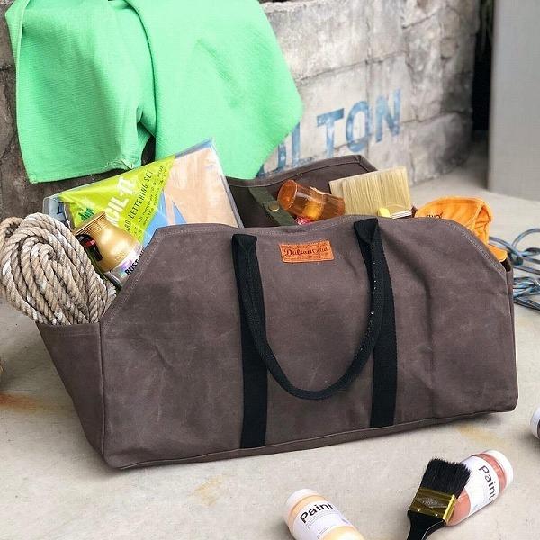 ワックス キャンバス ログ バッグ ダルトン DULTON Y959-1267 Wax canvas log bag トートバック ダルトン DULTON メンズ 大きめ レディース キャンプ (送料無料)｜ano｜02