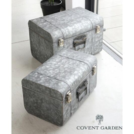 ベージ トランクボックス 2点セット 小物入れ コベントガーデン BZ-04 ベージ・トランクボックス 2点セット アンティーク風 コベント