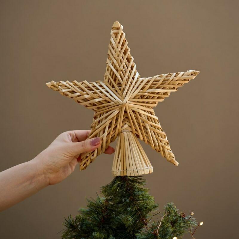 クリスマスをやさしく彩る ストロー ツリートッパー shesay 志成