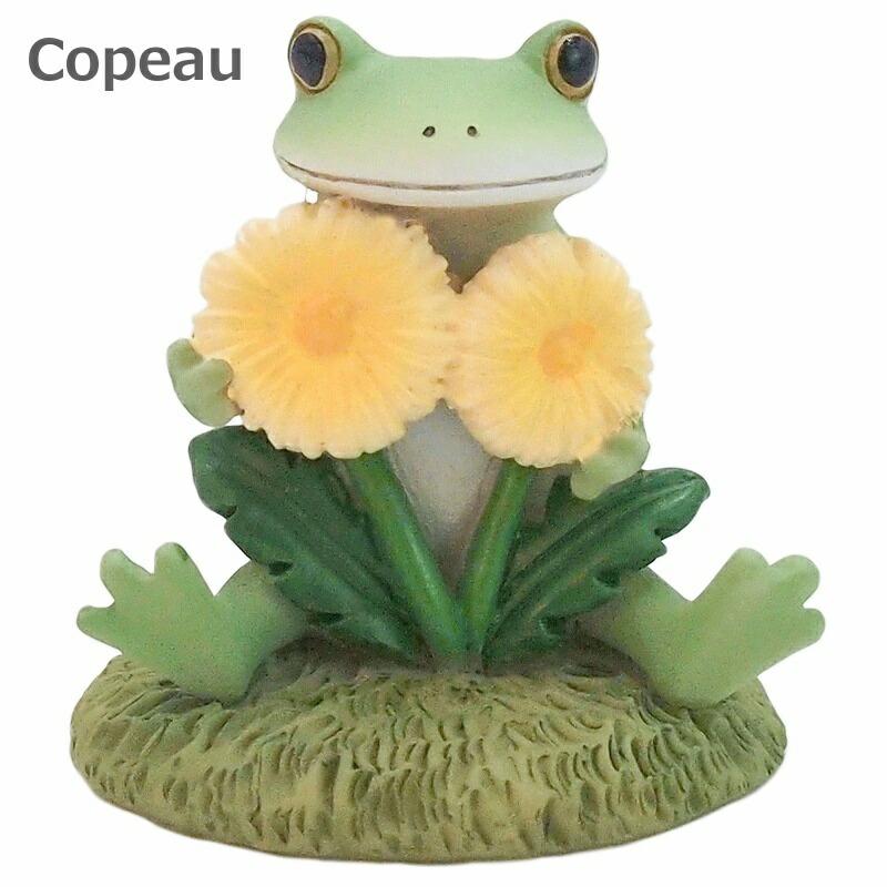 ダイカイ【Copeau】かえるのコポー 置物 ＊バレンタイン・ホワイトデー＊ Copeau コポー お茶で一服するカエル 置物 ダイカイ カエル オブジェ