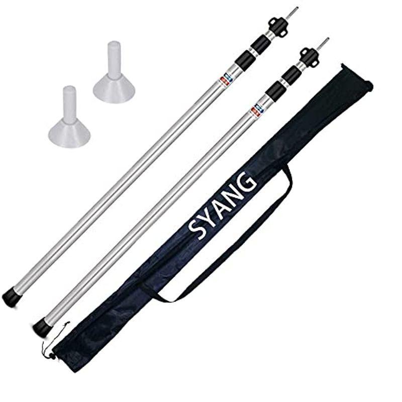 New限定品 タープポール テントポール テント タープ用ポール アルミポール アジャスター式 三段伸縮ポール スライド式 組立不要 無断階調整式 テント 限定価格セール Nitaisevinimataji Com