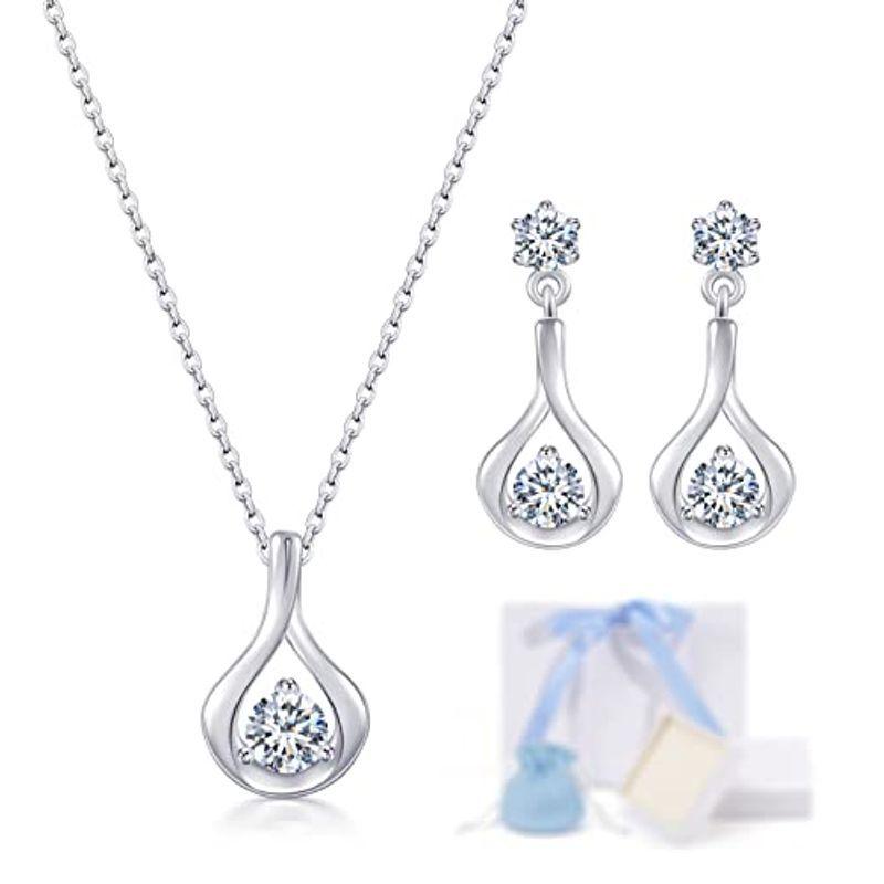 Free Bird ネックレス&ピアスのセット 薔薇のKISS www