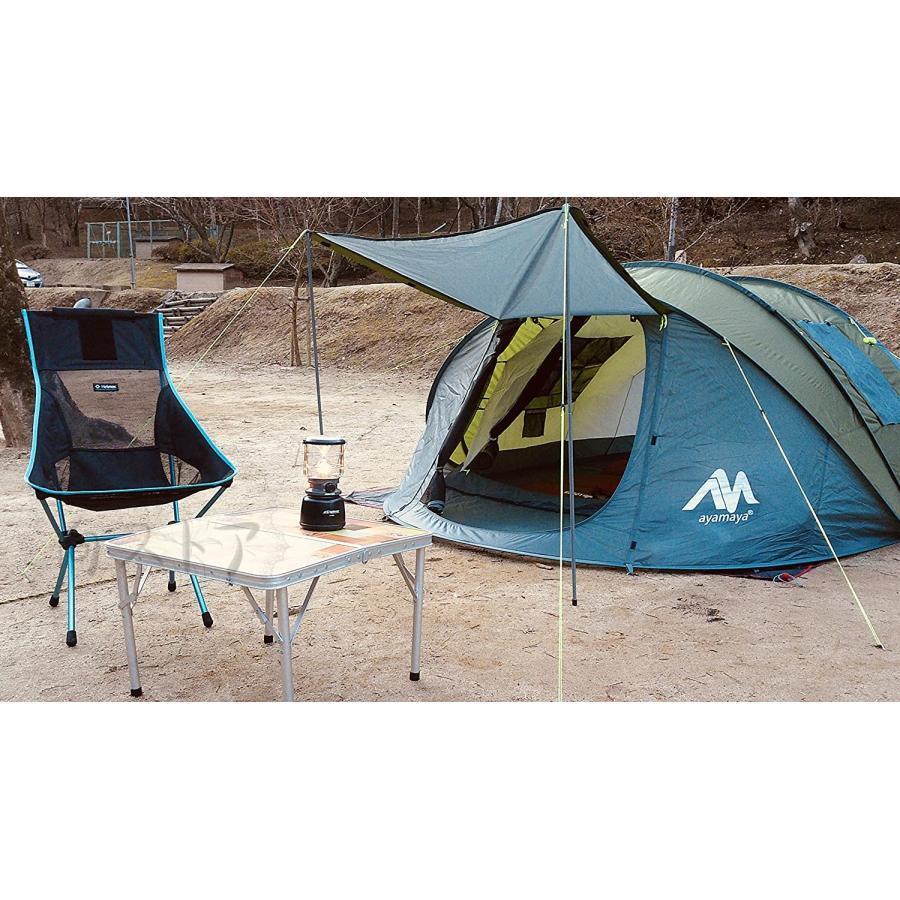 【組み立て1分 広い本格テント】ポップアップテント【まるで一夜城】4人?6人用 フルクローズ 防水 耐水圧3000mm 簡単組立 UVカット 防災 2層 アヤマヤ ポップアップテント 6人用